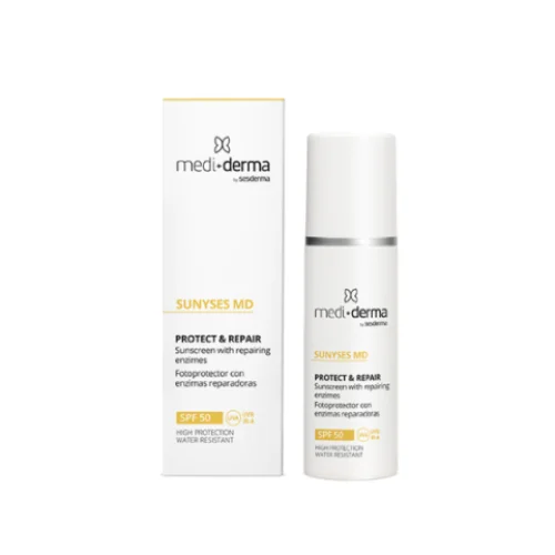 Mediderma Sanyses MD Protect & Repair Sunscreen  with reparing enzymes cream gel SPF 50