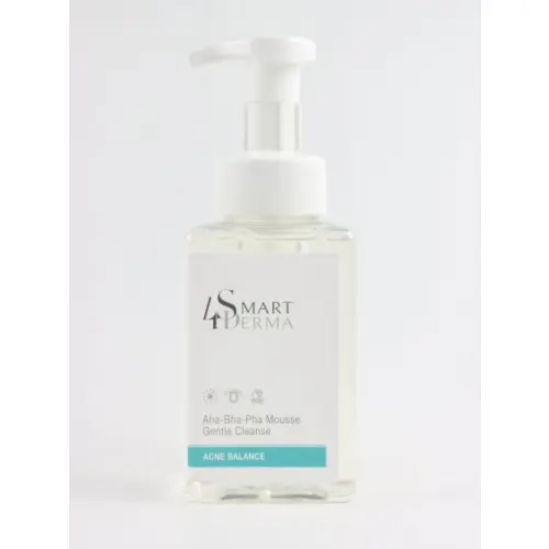 Smart4Derma Acne Balance AHA-BHA-PHA Mousse Gentle Cleanse, 480 ml