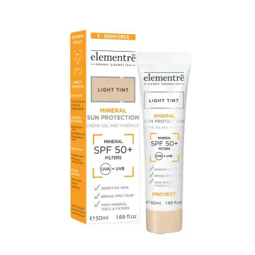 Elementre SPF 50+ Mineral Sun Protection Light Color, 50 ml